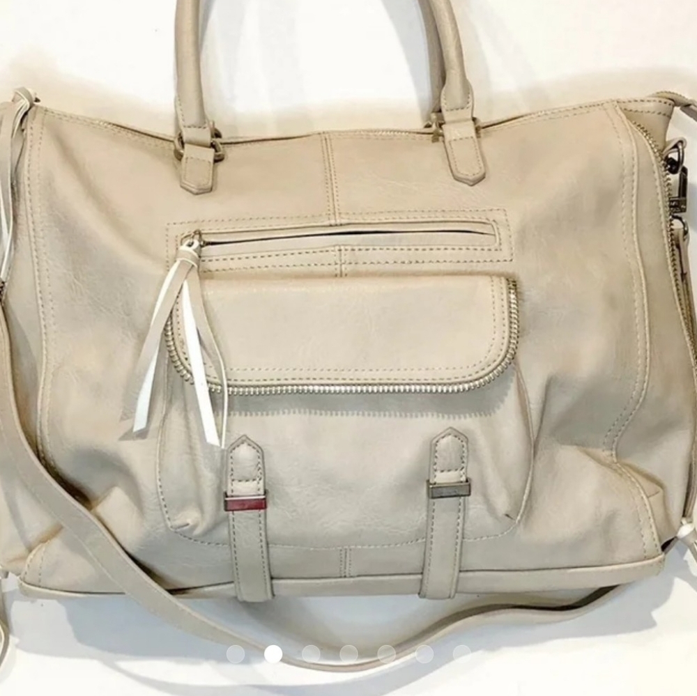 Nwt- Steve Madden beige satchel handbag